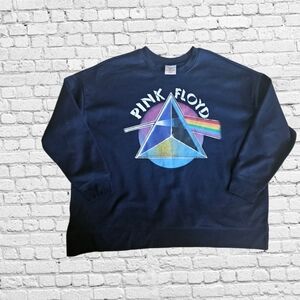 New With Tags Pink Floyd Graphic Pullover Sweatshirt Plus Size 1X (16W-18W)